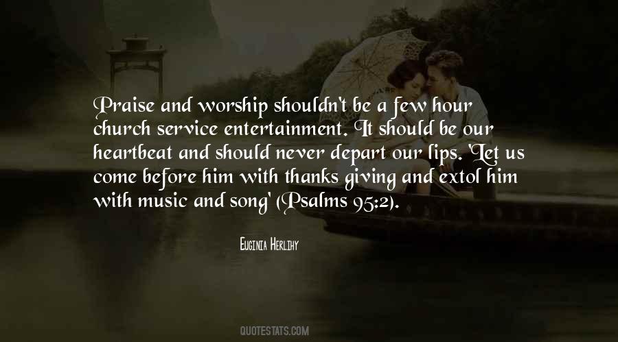 Music Worship Quotes #1110560