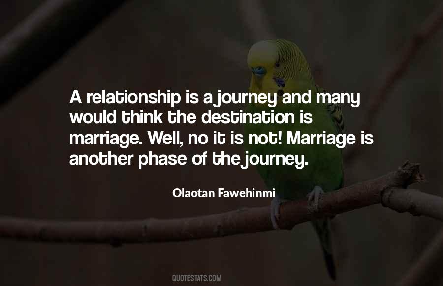 Marriage Is A Journey Quotes #11364