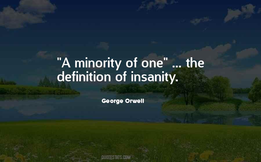 Minority Of One Quotes #1749605