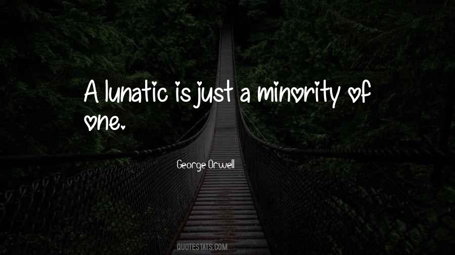 Minority Of One Quotes #23411