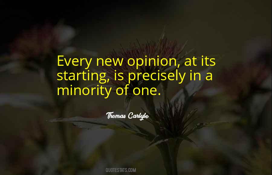 Minority Of One Quotes #697860