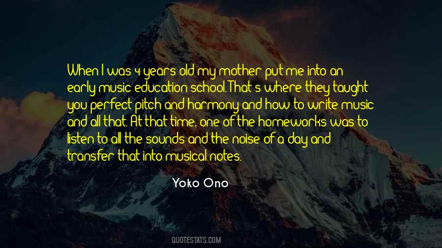 When I Listen To Music Quotes #119511
