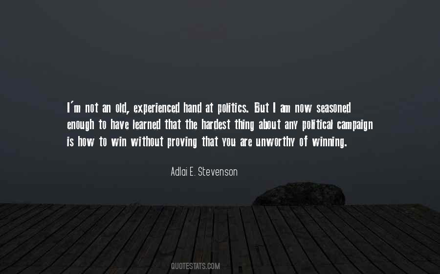 Politics Winning Quotes #173491
