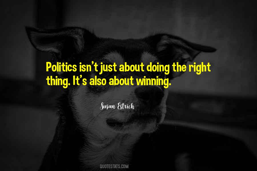 Politics Winning Quotes #1795614