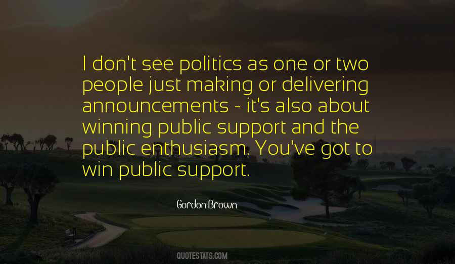 Politics Winning Quotes #235452