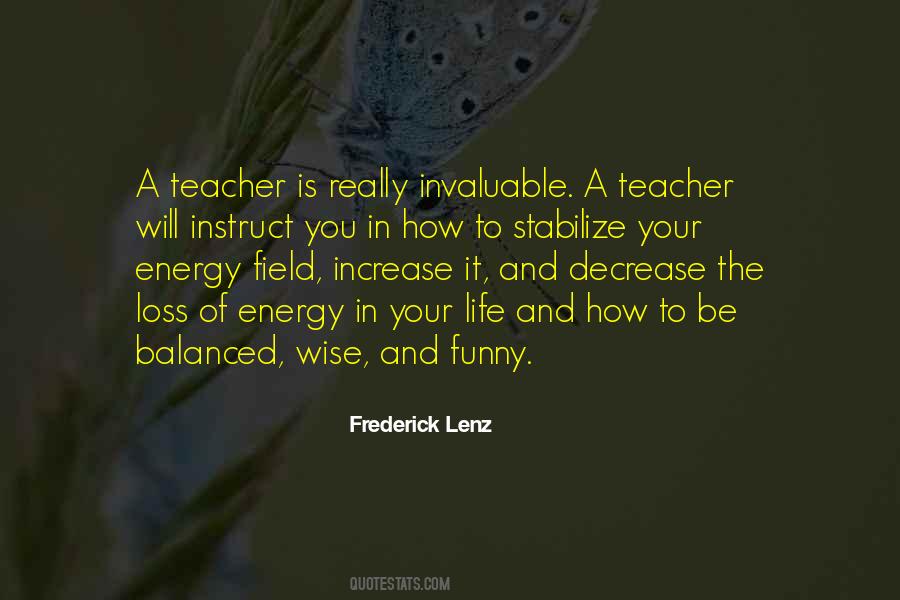 Energy Loss Quotes #358800