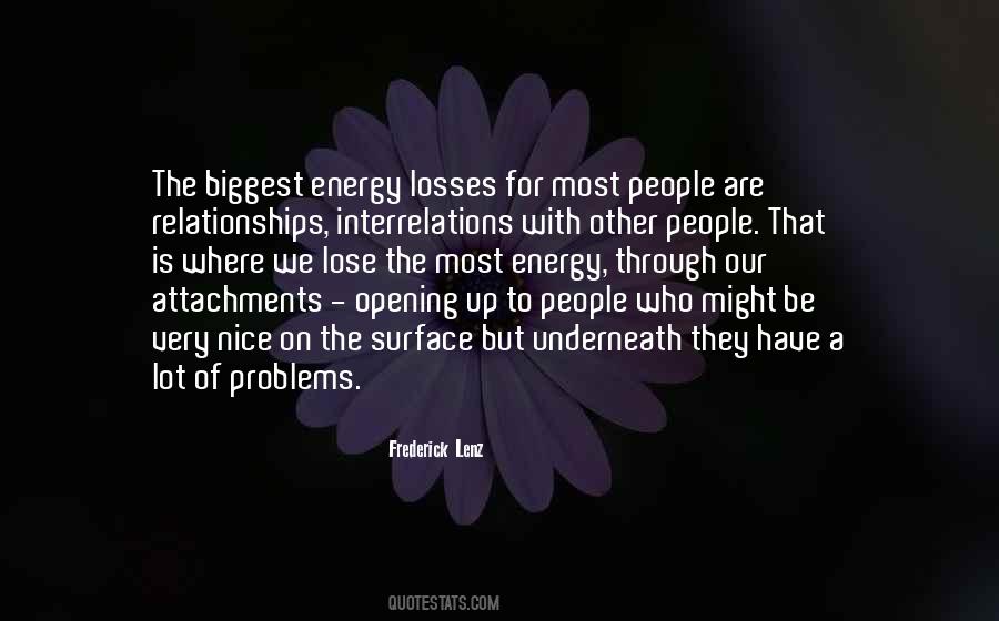 Energy Loss Quotes #438811