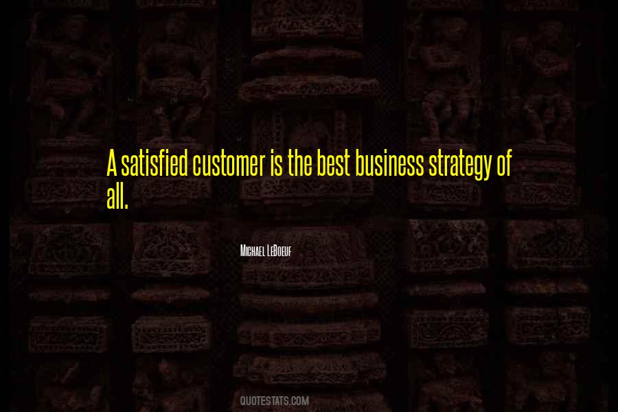 Best Business Strategy Quotes #148825