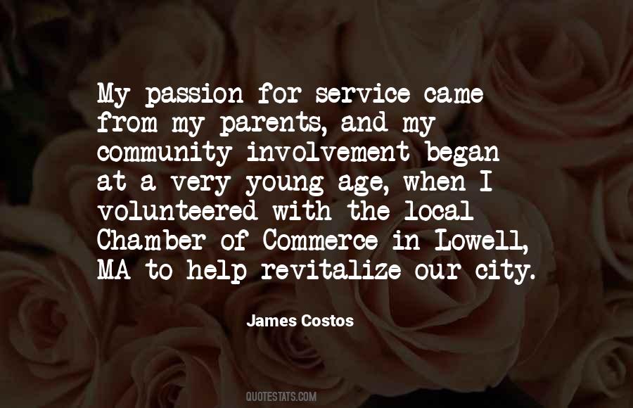 Passion For Service Quotes #1074226