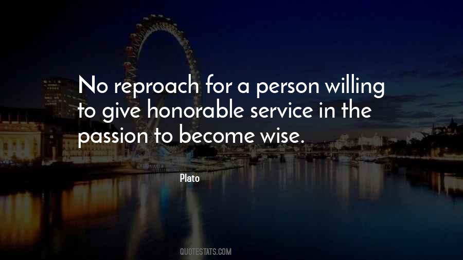 Passion For Service Quotes #1265830