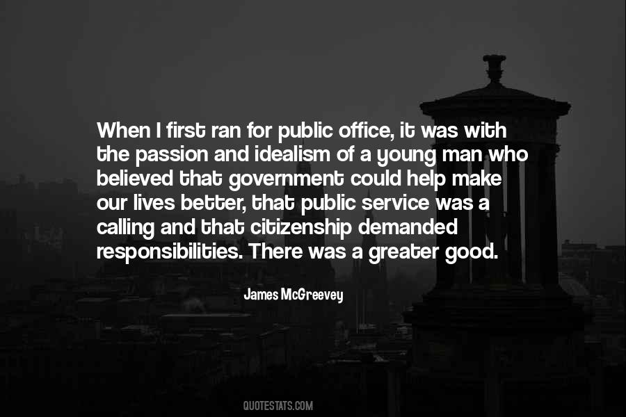 Passion For Service Quotes #1492276