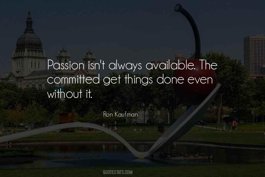 Passion For Service Quotes #376948