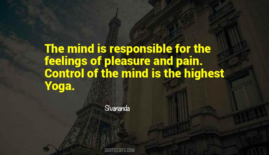 Mind And Feelings Quotes #640580