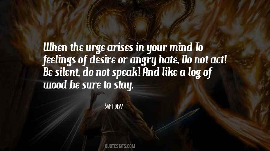 Mind And Feelings Quotes #987339