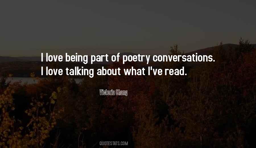 I Love Conversation Quotes #797393
