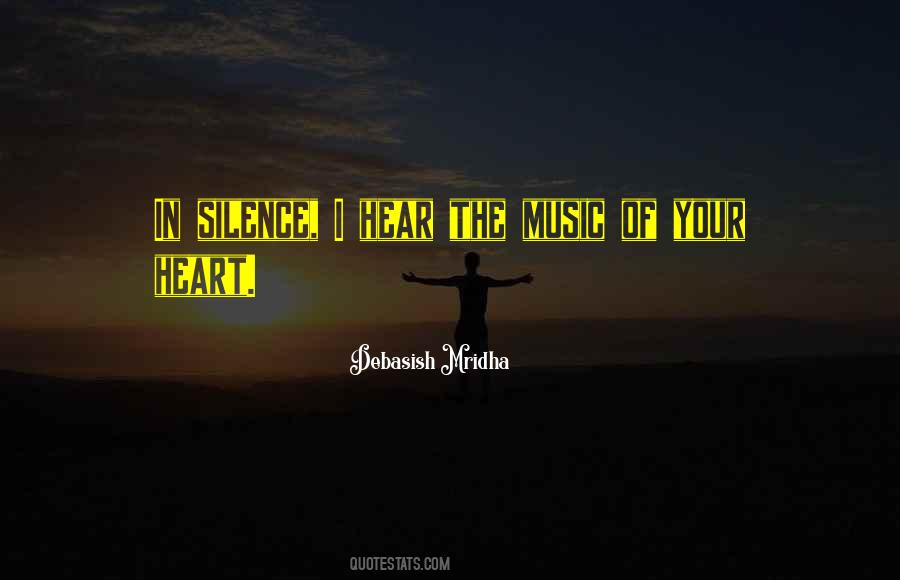 Silence In Love Quotes #182096
