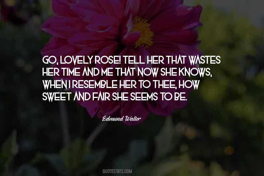 Lovely Rose Quotes #423169