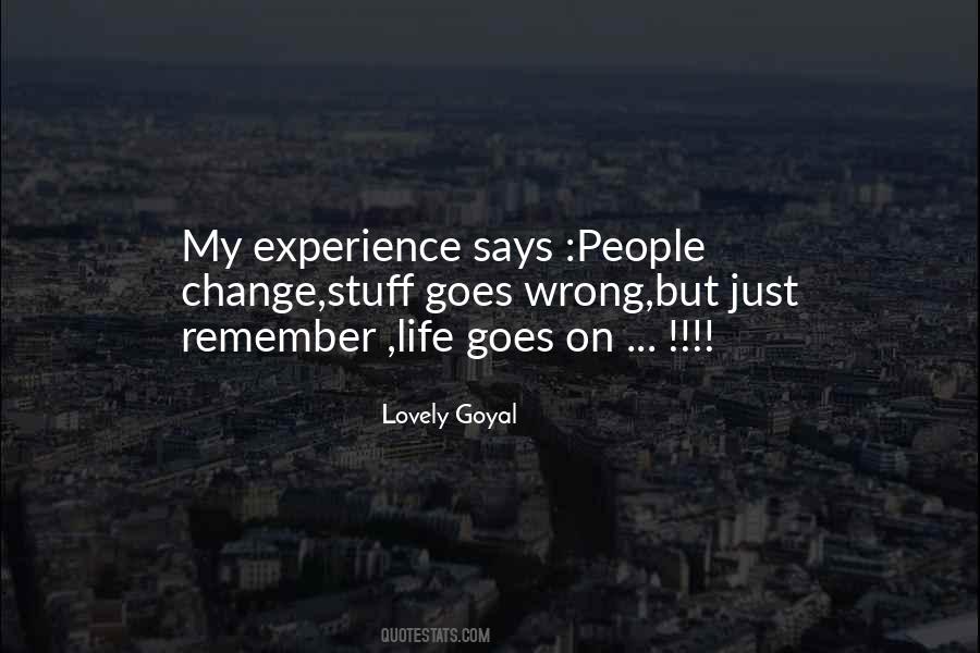 My Life Goes On Quotes #928270