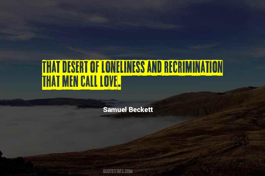 Love Desert Quotes #1188912