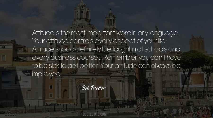 Better Attitude Quotes #1558090