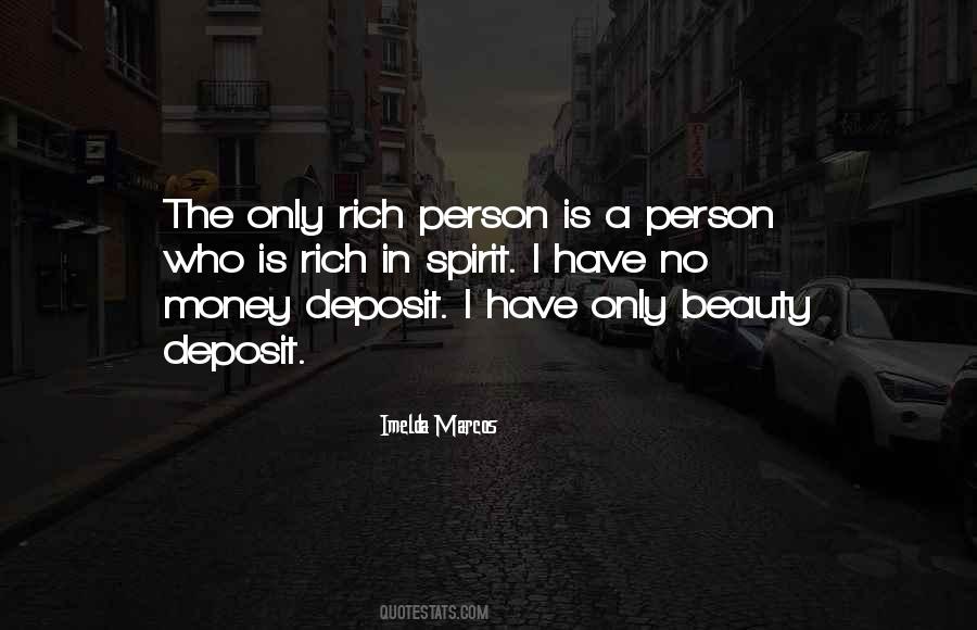 Rich In Spirit Quotes #1497902