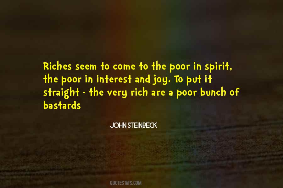 Rich In Spirit Quotes #1659297