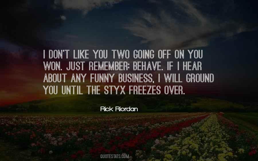 Going Off Quotes #1004308