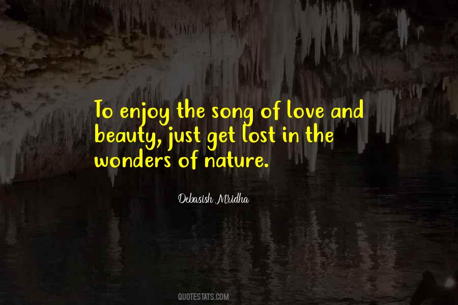 Love Nature Beauty Quotes #1072568