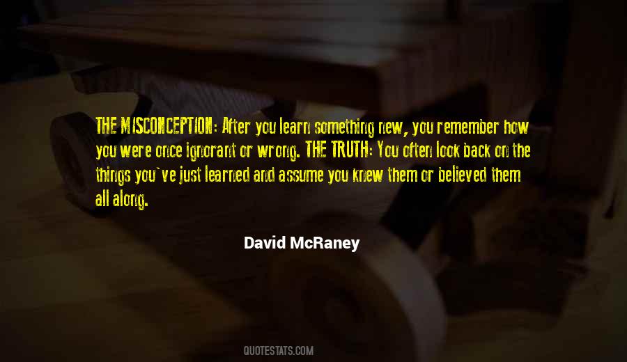 Look Back And Learn Quotes #301872