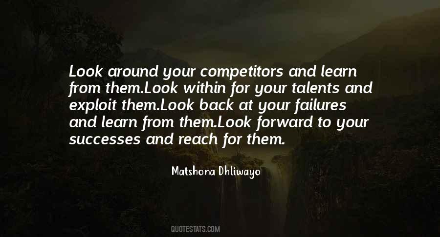 Look Back And Learn Quotes #90741