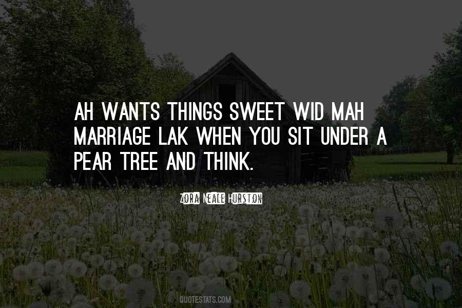 Tree Marriage Quotes #1399704
