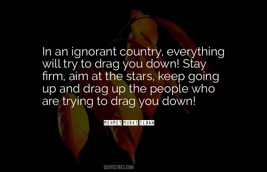 Drag You Down Quotes #701679