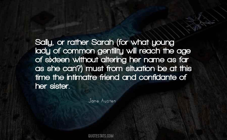 Sister Name Quotes #1289125