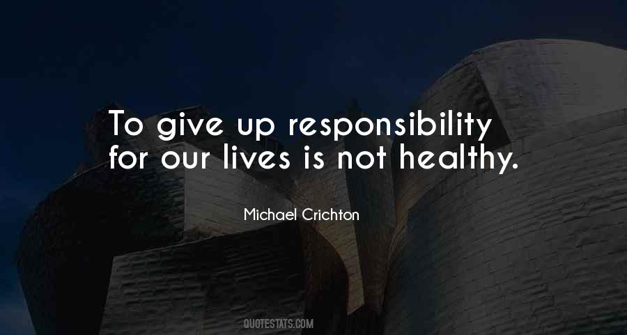 Healthy Lives Quotes #1706646