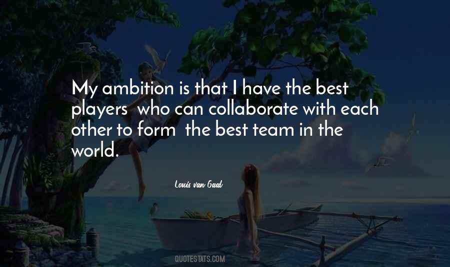 Best Team Player Quotes #1455824