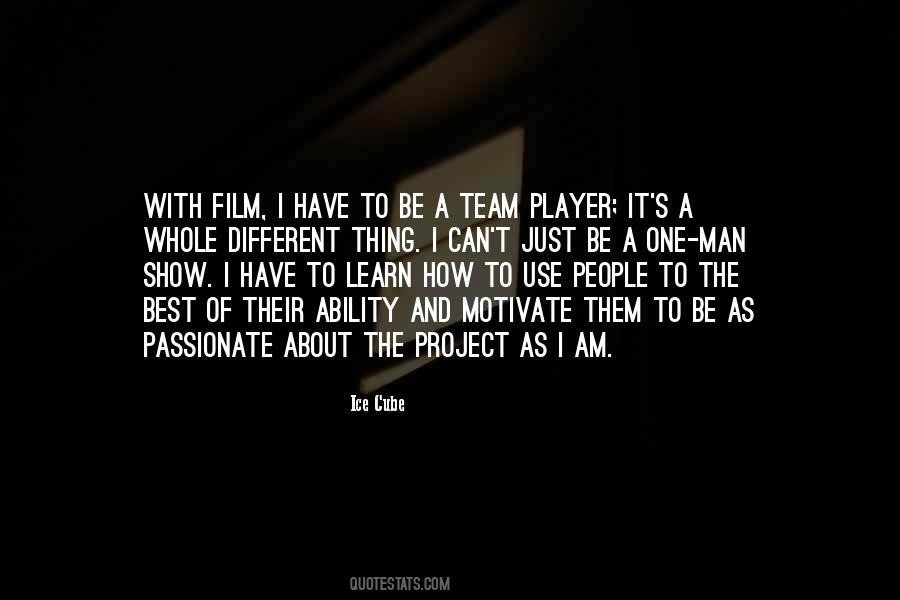 Best Team Player Quotes #1860776