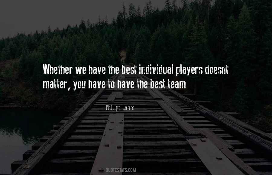 Best Team Player Quotes #308886