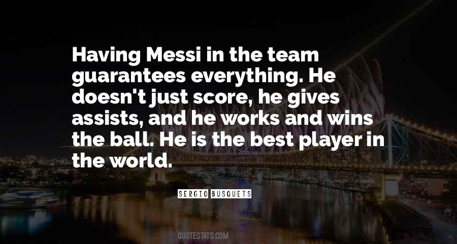 Best Team Player Quotes #778888