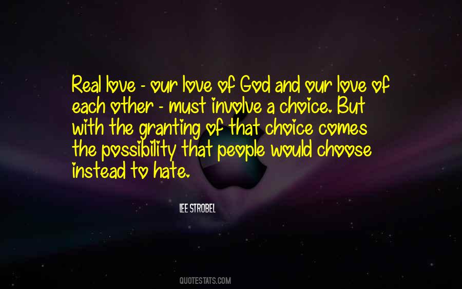 Quotes About God Real Love #1367149