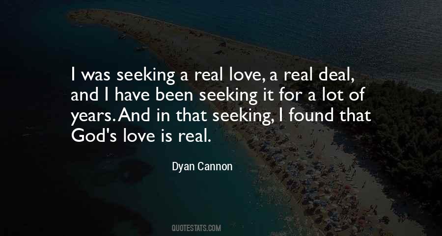 Quotes About God Real Love #168456