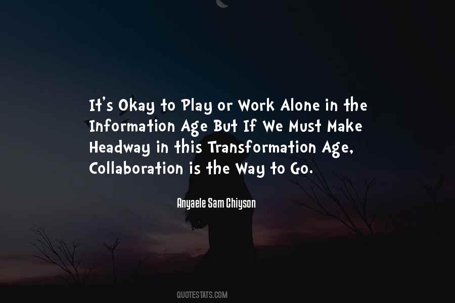 Alone Success Quotes #1480421