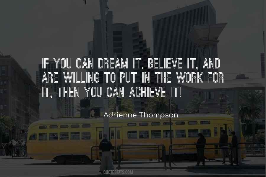 Achieve My Dream Quotes #583709