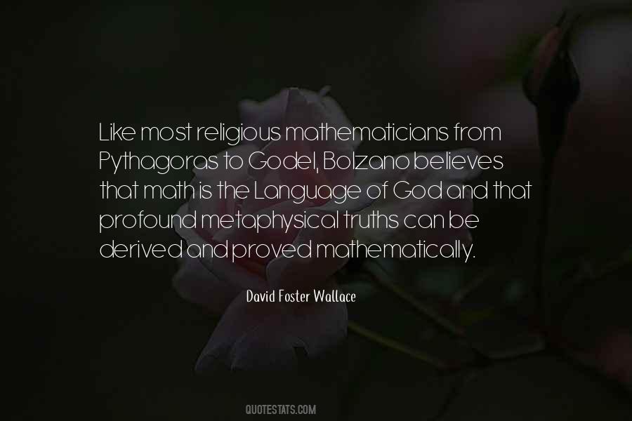 Math Is The Language Of God Quotes #191025