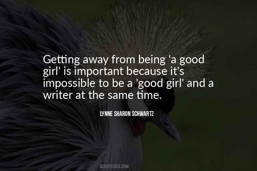 Important Girl Quotes #1508115