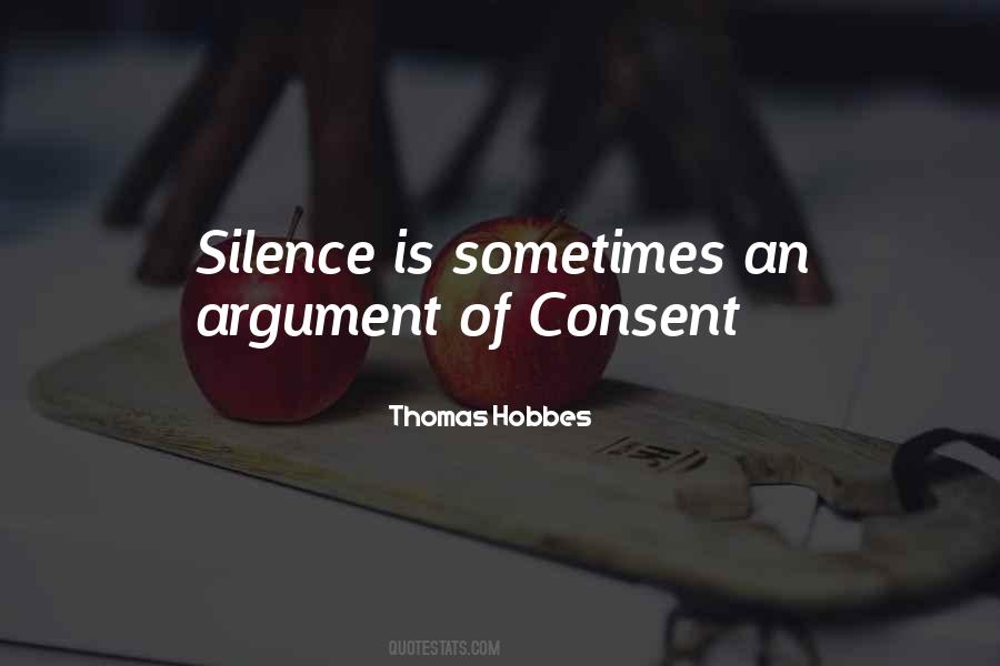Silence Argument Quotes #1172449