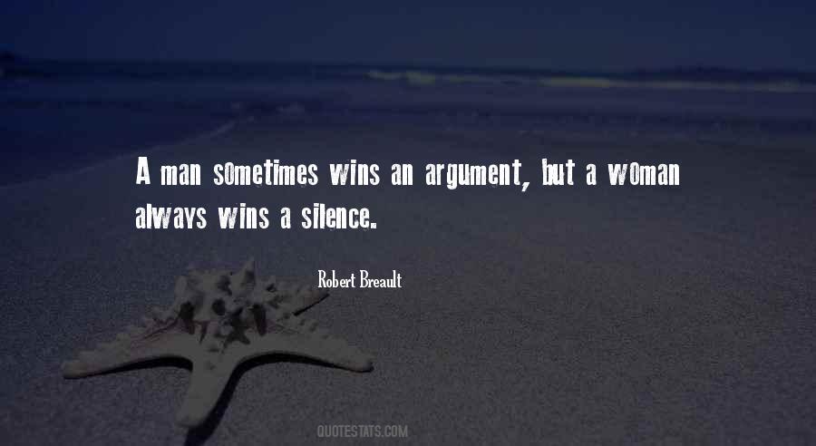 Silence Argument Quotes #412693