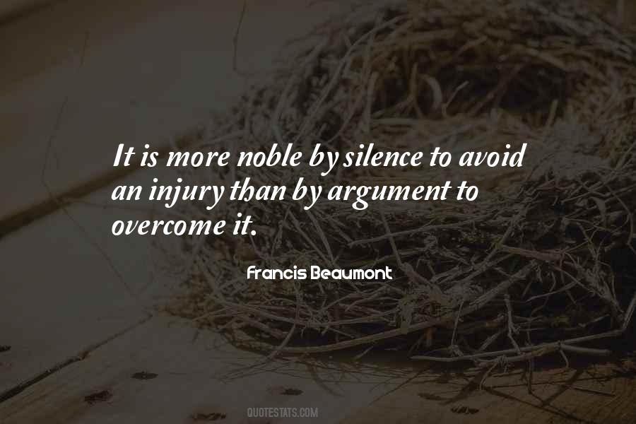 Silence Argument Quotes #503885