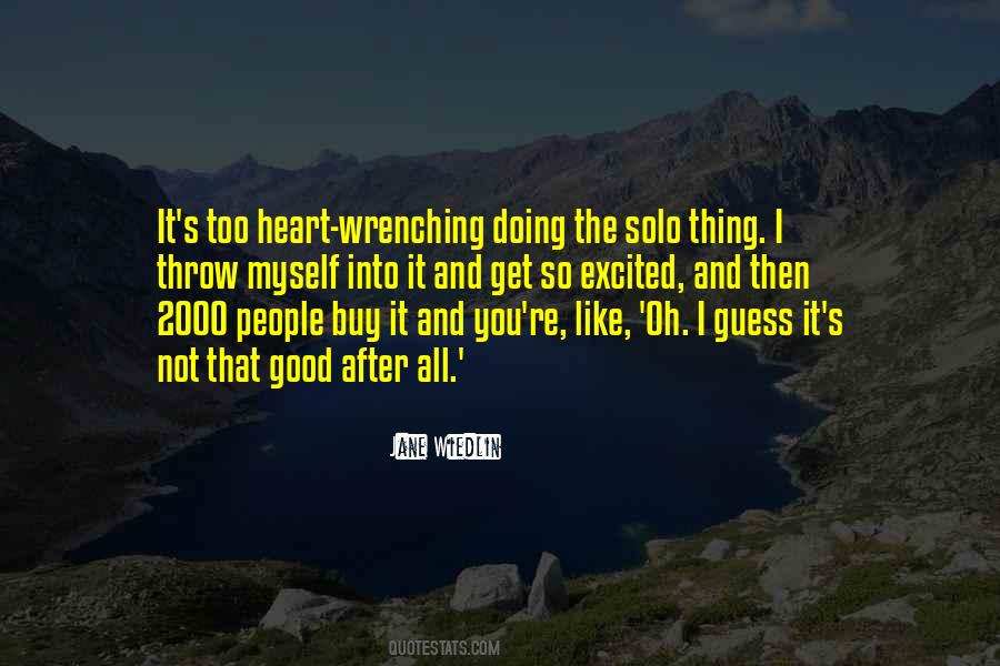 Good Solo Quotes #369355