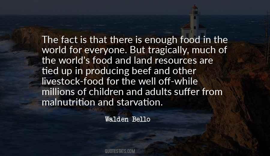 Quotes About Food Poverty #1176291