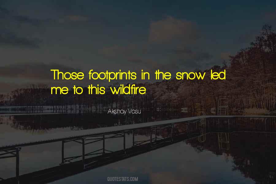 Footprints On Snow Quotes #105023